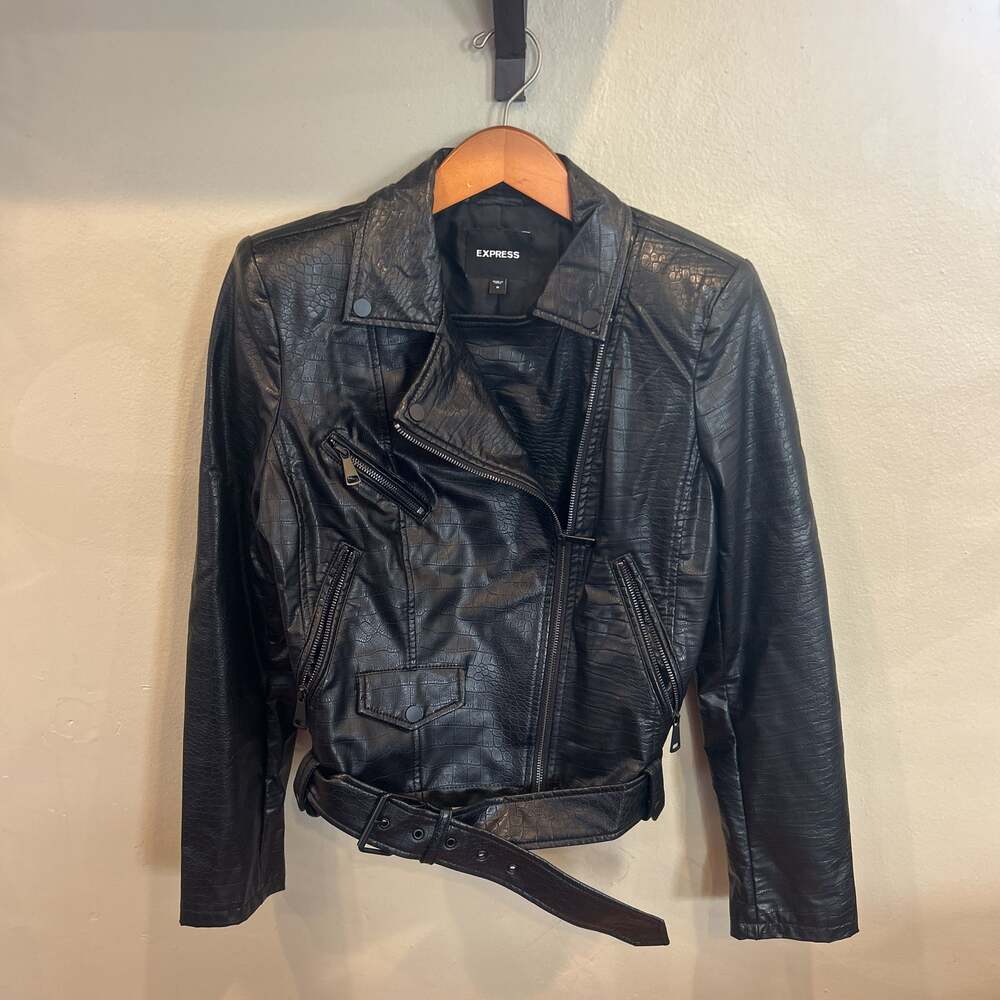Express Vegan Leather Jacket